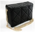 กระเป๋าทรงกล่องสายโซ่สไตล์ Zara mini quilted*สีดำ*