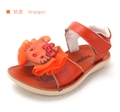 รองเท้าเด็กผู้หญิงสไตล์ลำลอง Hello Kitty สีส้ม